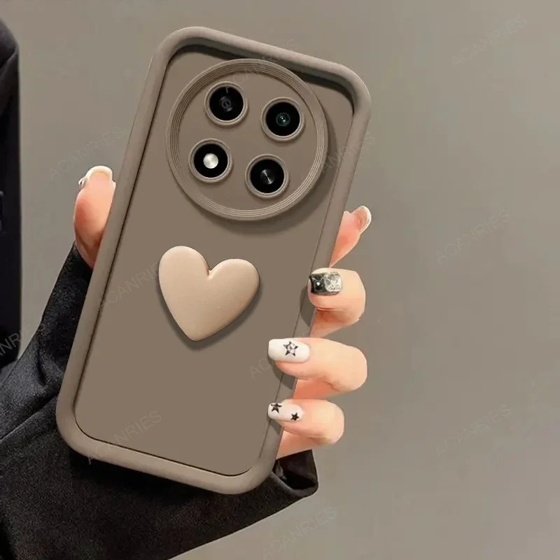 Photography Xiaomi 15 Ultra - Cute 3D Love Heart Silicone Case