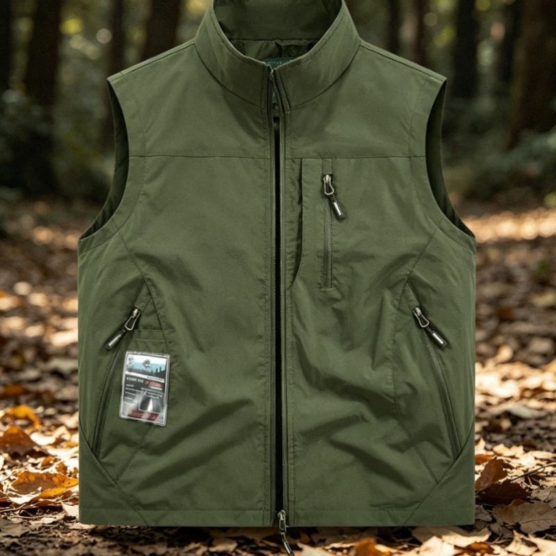 Photography Of A Man - Men's Outdoor Photography Vest Multi Pocket