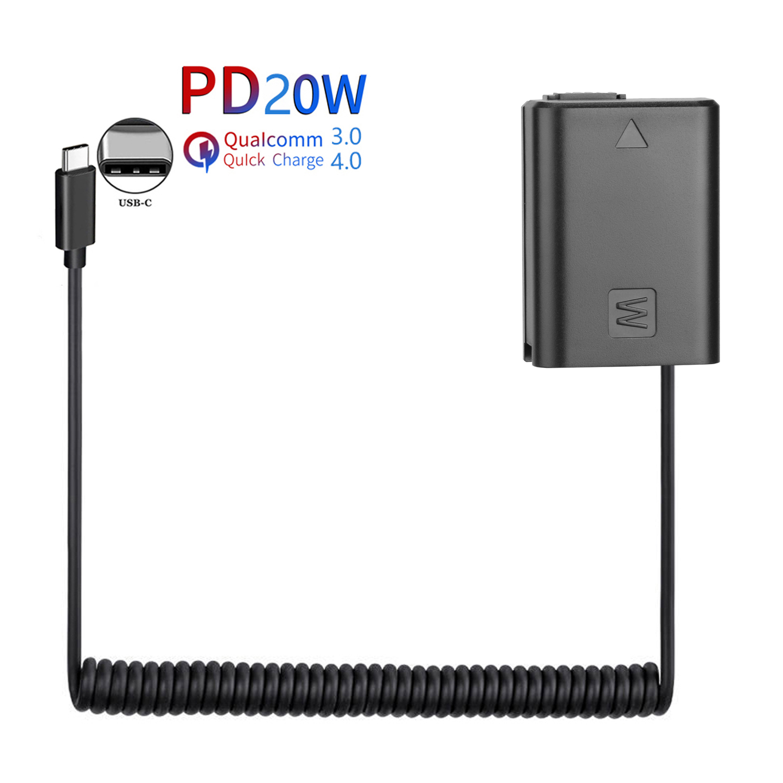 Sony Camera Zv-E10 - PD USB-C AC-PW20 NP-FW50 Giả Pin