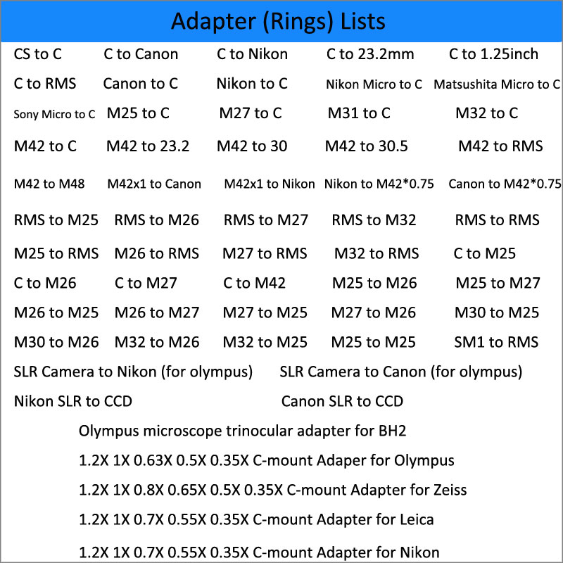 RMS Đến C Mount Camera Kính Hi - đánh giá và giá Lens Adapter Ring