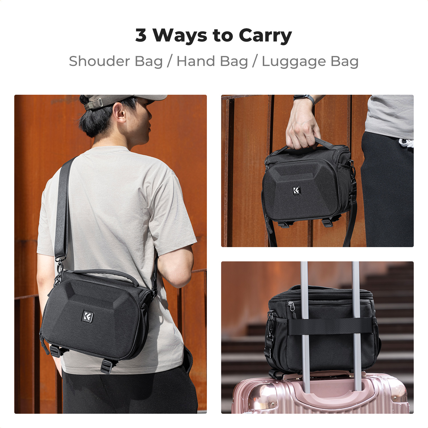 K&F CONCEPT Lightweight Tough  - đánh giá và giá Camera Bag Waterproof