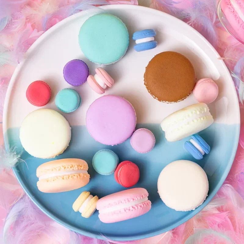 Simulation Macaron Cake Desser - đánh giá và giá Photography Food