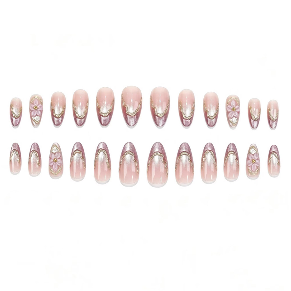 3D Flowers Fake Nails with Glo - đánh giá và giá Photography Tips
