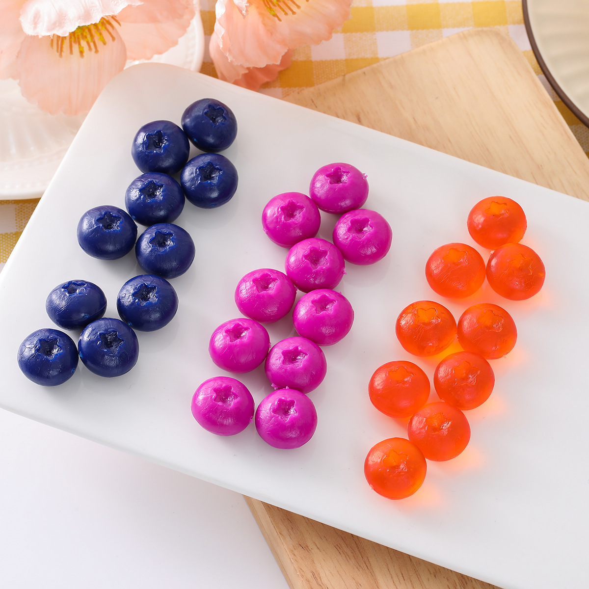 Silicone Simulated Blueberries - đánh giá và giá Photography Food