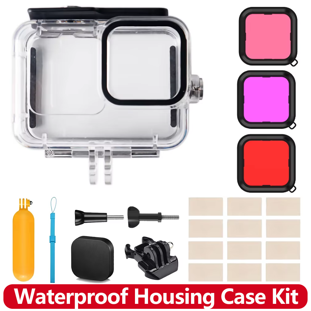 Waterproof Housing Case for Go - đánh giá và giá Gopro Action Camera Hero 13 Black