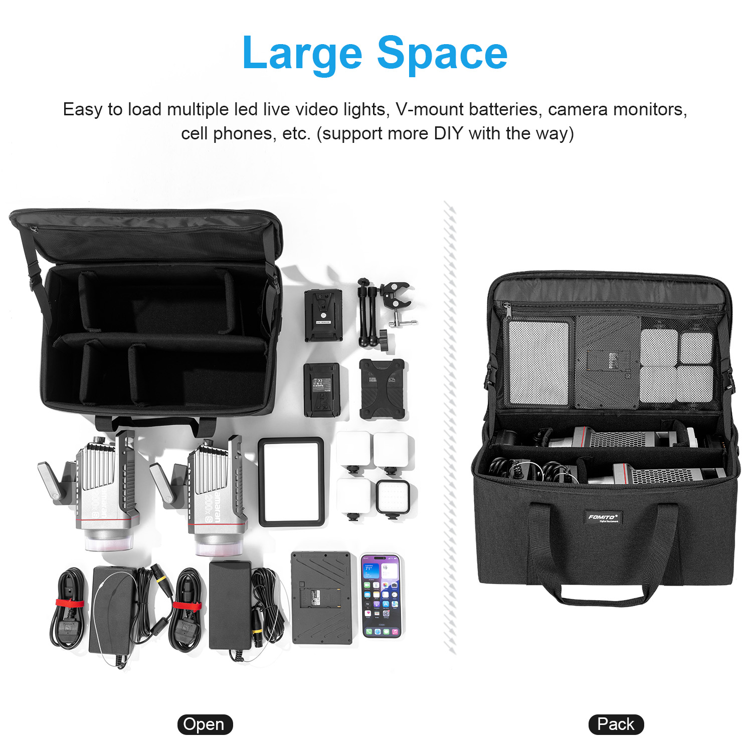 FOMITO Camera Bag Crossbody Sh - đánh giá và giá Camera Bag Waterproof