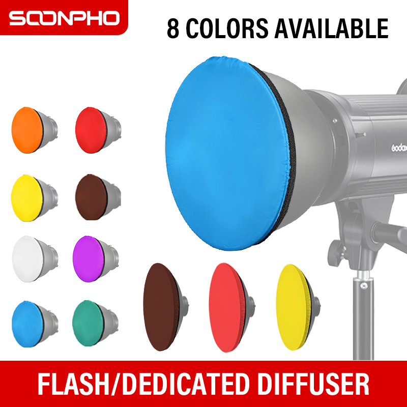 Soonpho 18cm 42cm 55cm Photogr - đánh giá và giá Pop Up Flash Diffuser