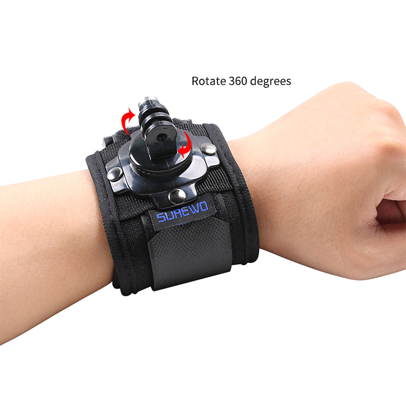 SUREWO Cổ Tay Dây Đai Đeo Tươn - đánh giá và giá Gopro Action Camera Hero 13 Black