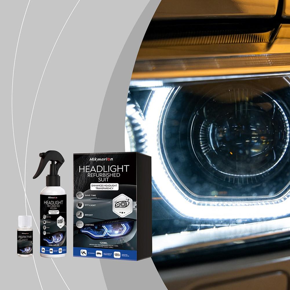 100ml+20ml Car Headlights Rest - đánh giá và giá Lens Cleaning Kit