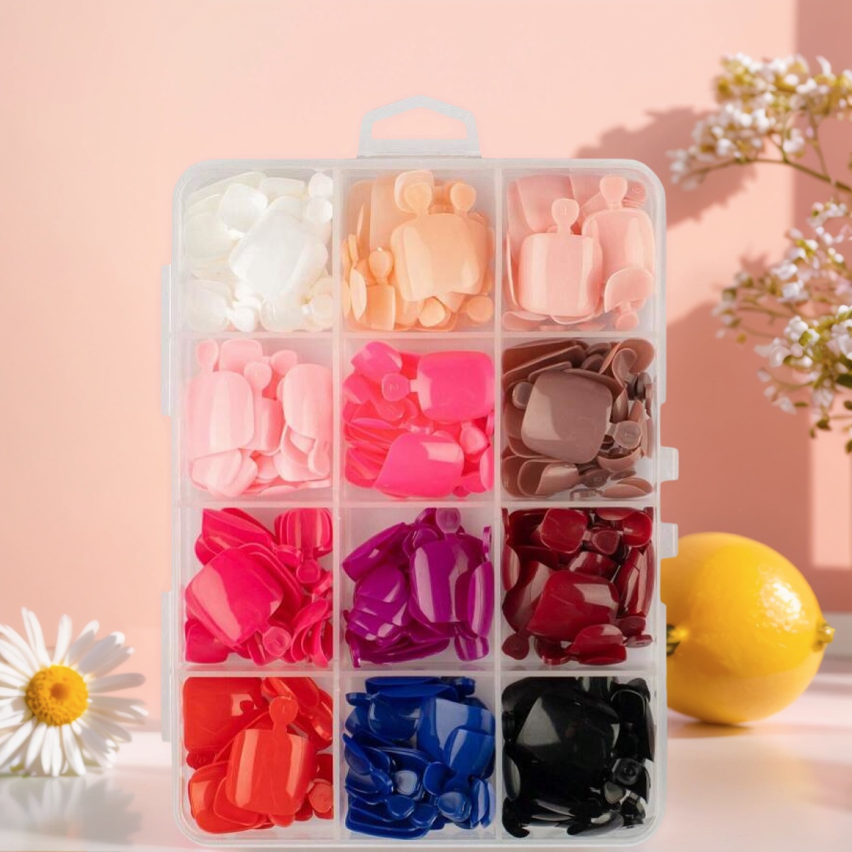 96/288Pcs Solid Color Press On - đánh giá và giá Photography Tips