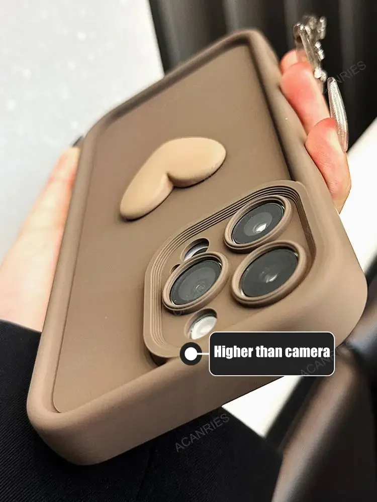 Cute 3D Love Heart Silicone Ca - đánh giá và giá Photography Xiaomi 15 Ultra