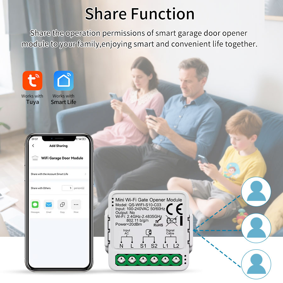 Tuya Smart WiFi or Zigbee Gara - đánh giá và giá Remote Shutter Release