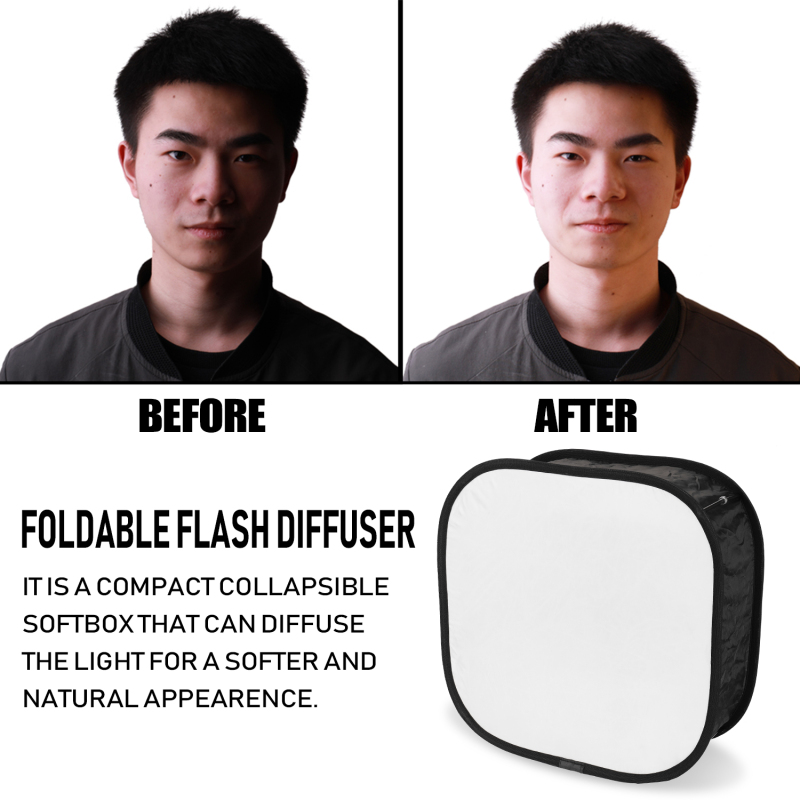 Multifunctional 410mm Mini Por - đánh giá và giá Pop Up Flash Diffuser