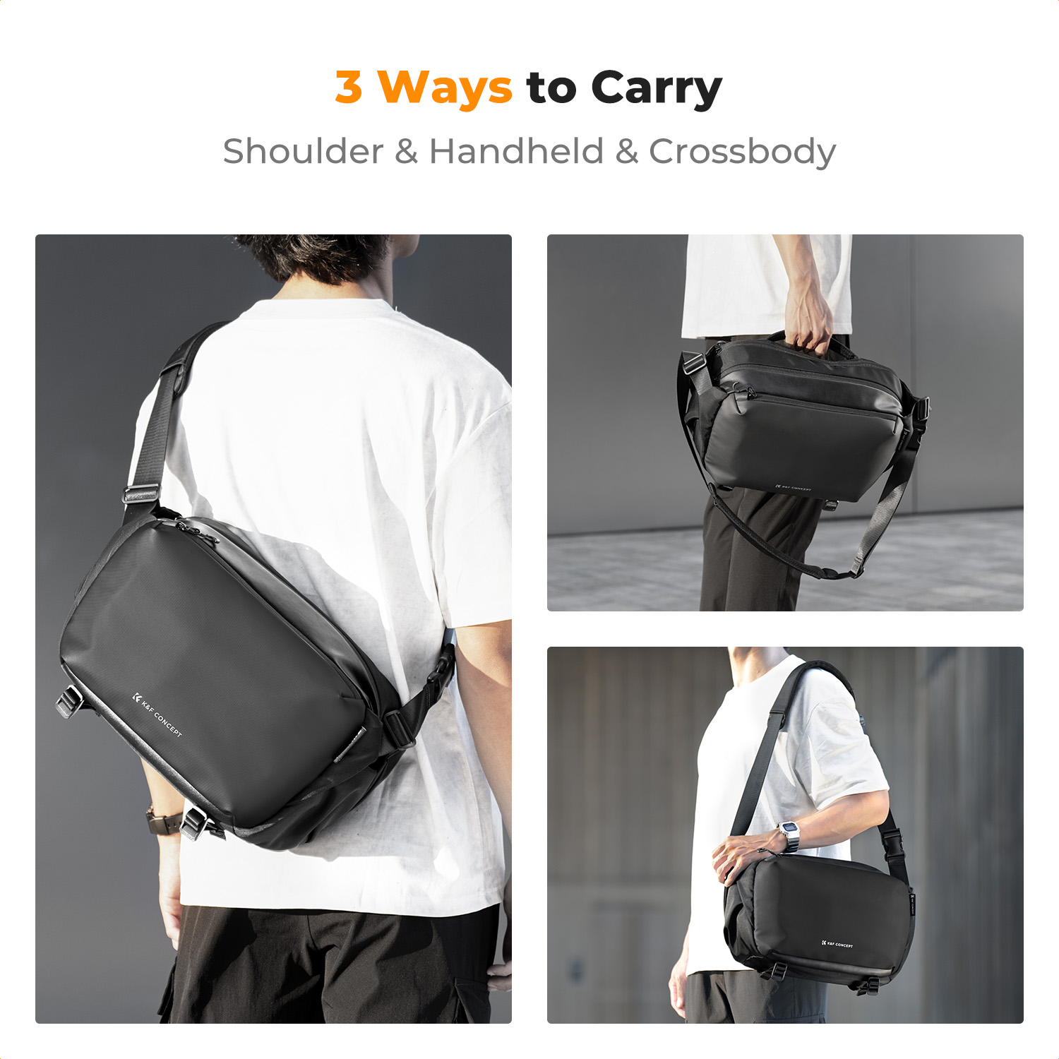 K&F CONCEPT 12L/10L Camera Sli - đánh giá và giá Camera Bag Waterproof