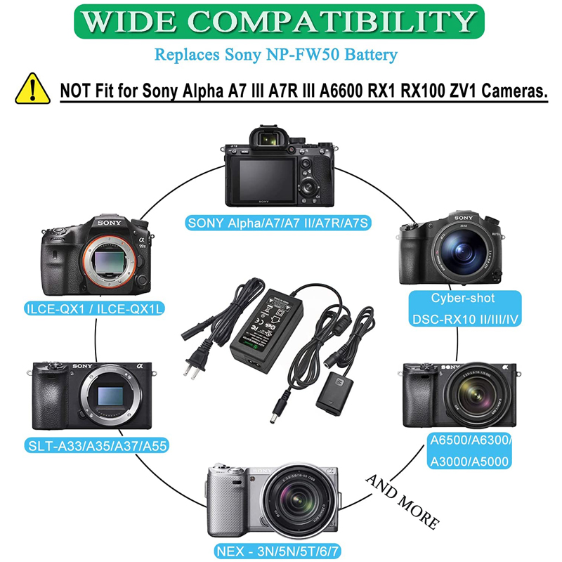 AC-PW20 Bộ Chuyển Đổi Nguồn Đi - đánh giá và giá Sony Camera Zv-E10