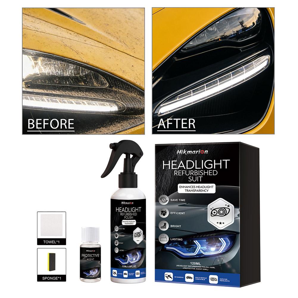 Car Headlights Restoration Kit - đánh giá và giá Lens Cleaning Kit