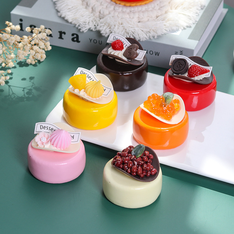 1PC Artificial Fruit Cake Bisc - đánh giá và giá Photography Food