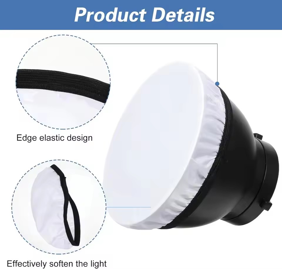 1/3/5/10Pcs 7inch Photography  - đánh giá và giá Pop Up Flash Diffuser