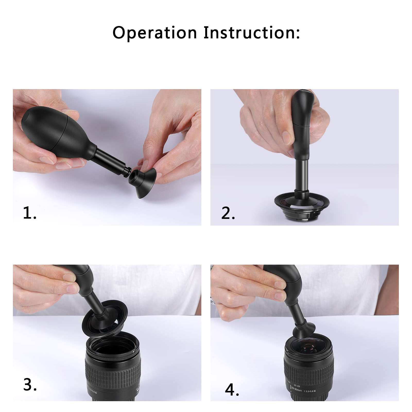 Lens Sucker Kit with 7 Suction - đánh giá và giá Lens Cleaning Kit