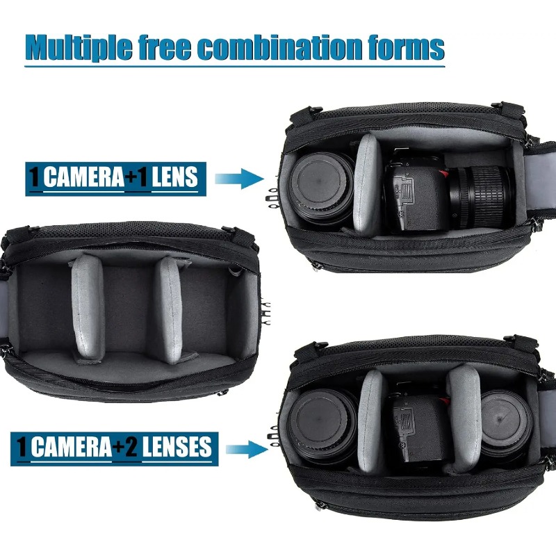 Waterproof One-Shoulder Sling  - đánh giá và giá Camera Bag Waterproof