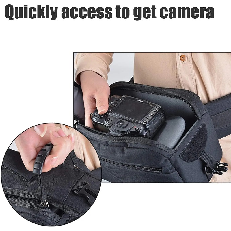 Waterproof One-Shoulder Sling  - đánh giá và giá Camera Bag Waterproof