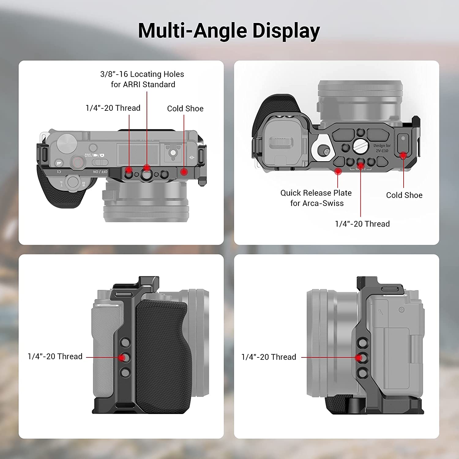 SmallRig Sony ZV-E10 Khung Máy - đánh giá và giá Sony Camera Zv-E10
