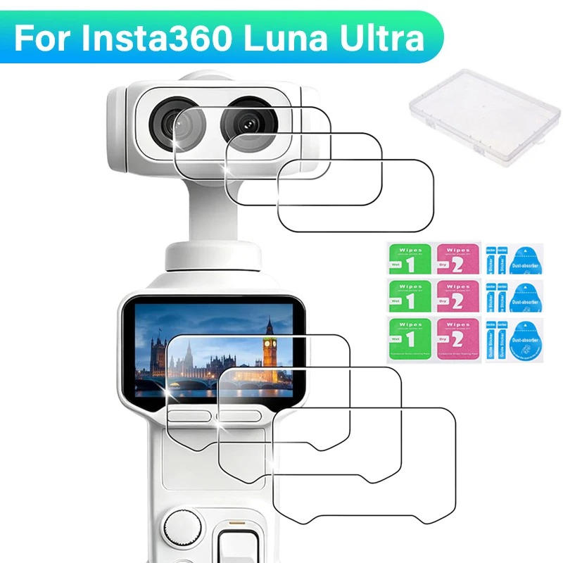 9H Tempered Glass Screen & Len - đánh giá và giá Lens Cleaning Kit