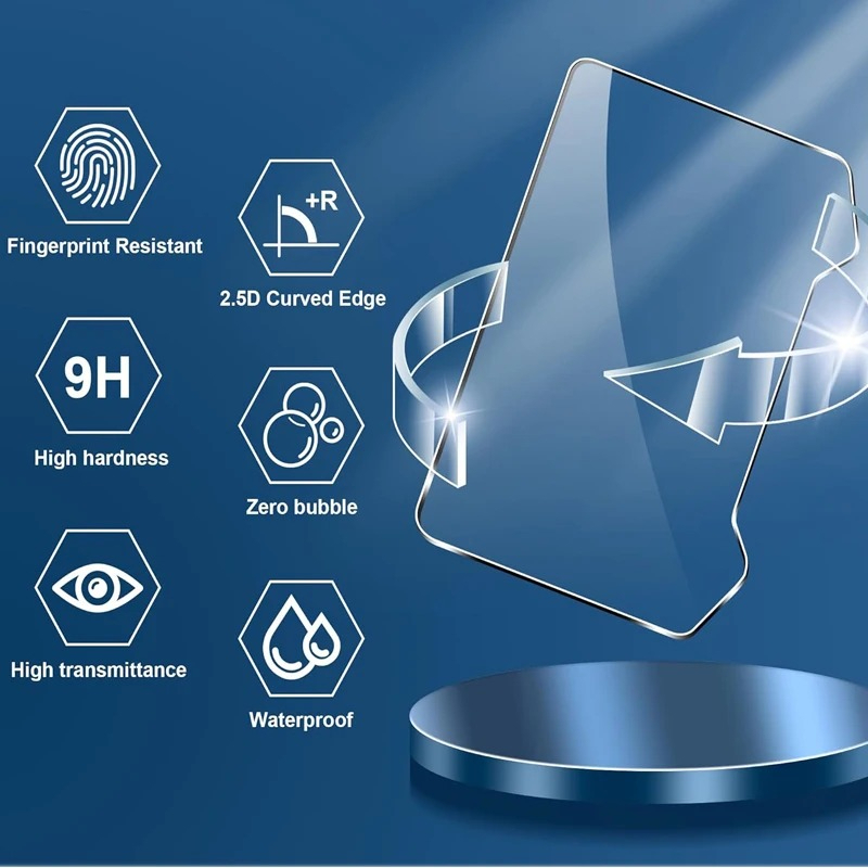 9H Tempered Glass Screen & Len - đánh giá và giá Lens Cleaning Kit